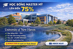 University of New Haven có học bổng Master/PhD không?